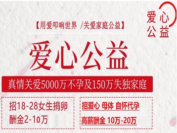 忻府捐卵助孕生子 爱心志愿者招募